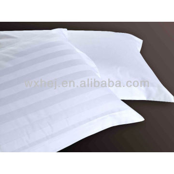 VENDA QUENTE BRANCO STRIPED OXFORD STYLE ALGODÃO POLYESTER PILLOWCASE